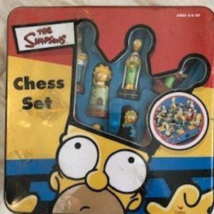 Vintage Simpsons Chess Set Unopened